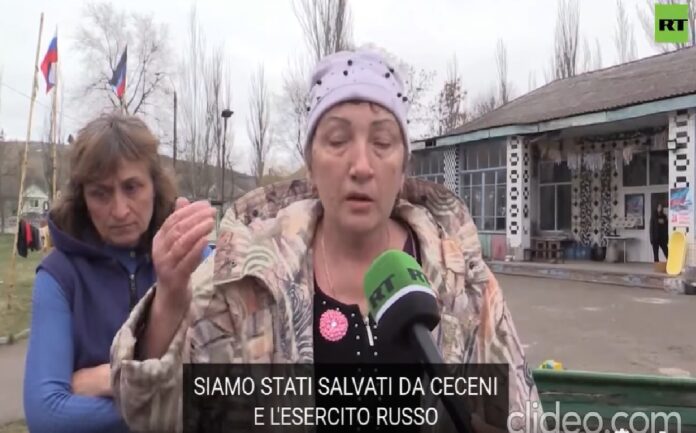 Testimonianze ucraine: “Ci hanno liberato ceceni ed esercito russo”