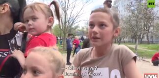 Bambina di Mariupol: “Azov ci hanno usati come scudi”