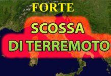 Forte terremoto scuote Italia, i dettagli