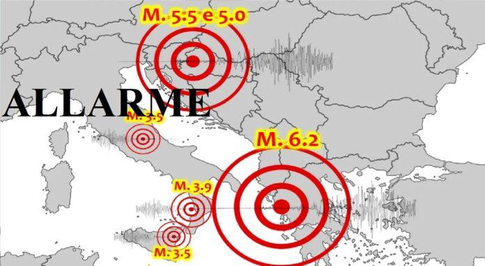 Allarme terremoto Italia, trema più di mezzo Paese