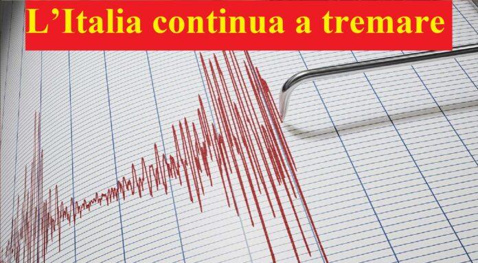 L’Italia continua a tremare, ancora terremoti nel nostro Paese