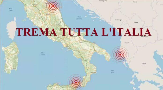Serie di terremoti in Italia, scosse da nord a sud, che succede?