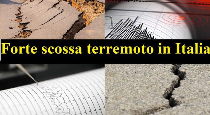 Forte scossa terremoto in Italia, la terra continua a tremare