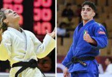 Odette Giuffrida medaglia d'argento e Elios Manzi medaglia di bronzo agli Europei di judo